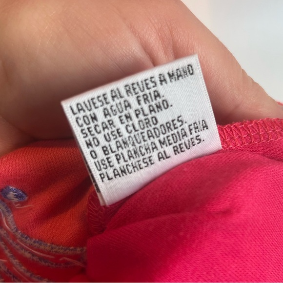 VTG Ashley Hill Fish Tropical Women’s Top T-shirt Pink Sequin Cosplay Large - Picture 7 of 11